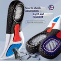 Arch-support Athletic Insoles With Sweat-absorbing Latex Air Cushioning