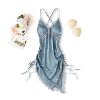 Women's Thin Nightdress With Beautiful Back