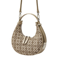 Woolen Crescent Canvas Niche Women's Bag