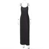French-style Sleeveless Slim-fit Dress With Straps For Women