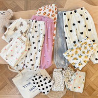 Summer New Style Boys And Girls Baby Double-Layer Gauze Casual Breathable Trousers