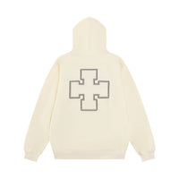 Letter Towel Embroidery Hooded Sweater For Men