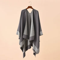Spring, Autumn And Winter Solid Color Travel New Warm Talma