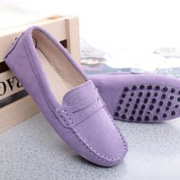Women's Fashion Leather Flat Shoes