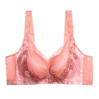 Large size no steel ring gather bra