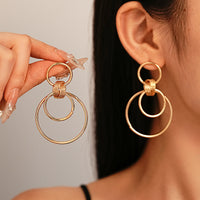 Simple Bracelet Round Fashion Special-interest Design Sense Earrings