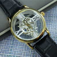 New Hollowed-out See-through Industrial-mechanical-style Sports Watch For Men