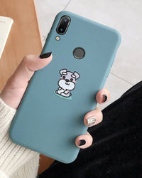 Cartoon Schnauzer dog suitable for Huawei Glory thickened soft shell