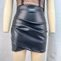 Autumn And Winter Temperament Commuting Slim-fit High-waisted Short Skirt