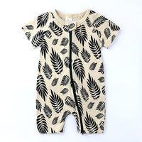 Summer Newborn Short-sleeved One-piece Romper