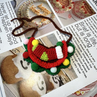 Party Christmas Socks Gloves Elk Scarf Bib Bib Pet Bib