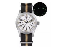 Retro Military Watch With A Quartz Second Hand
