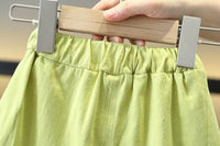 Creative Cartoon Printed Children's Short Sleeved Shorts Set