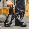 Vintage Couple Shoes Leather Boots Martin Boots Men And Women