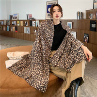 All-matching Thickened Double-sided Student Scarf Dual-purpose Tassel Shawl