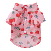 Fashion Personality Fruit Casual Style Dog Clothes
