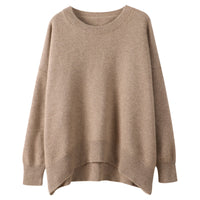 Loose And Idle Underwear Crew Neck Simple Sweater
