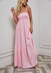 Sexy Strappy Tube Top Beach Holiday Maxi Dress