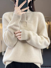 National Style Sweater Sweater Thickened Warm Stylish Shirt Long Sleeve
