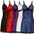 Lace lace suspender nightdress