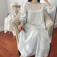 Pure cotton lace nightdress