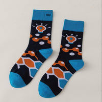 12Constellations Embroidered Socks Autumn And Winter