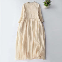 Women's Retro Three-Quarter Sleeve Dress