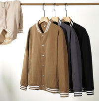 Menswear Corduroy Japanese Baseball Jacket