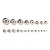 Color Retaining Stainless Steel Spacer Beads Through Hole Beads Diy Ornament Accessories