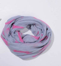 Printed animal print shawl scarf