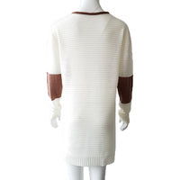 Knitted hollow sweater