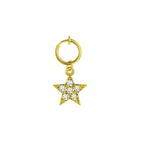 Heart-shaped Zircon Ring Without Perforation Body Piercing Jewelry Titanium Steel Inlaid Pearl Navel Nail