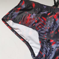 Men's New Abstract Beach Spa Shorts With Cups