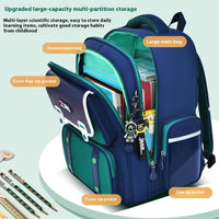 Schoolbag Boy Elementary School Students Three Four To Six Grade