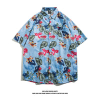 Men's Vintage Shirt With Short Sleeves