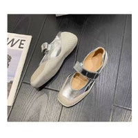 Fashion Sports Ballet Girl Thick Bottom Velcro Mary Jane Niche Leisure Pumps