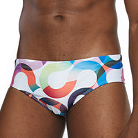 Men's briefs competition swimming trunks