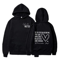 Spring And Autumn Casual Fashion Love Letter Loose Men's And Women's Hoodie