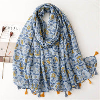 Creative Chinese Style Cotton And Linen Scarf