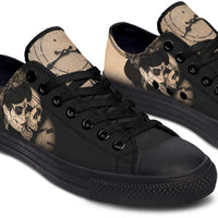 Fashion Printed Couple High Top Canvas Shoes
