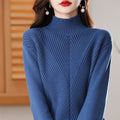 Women's Thickened Half-high Collar Cotton Long-sleeved Bottoming Sweater