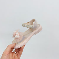 Sweet Pearl Bow National Style Princess Sandals