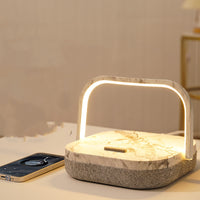 Led Wireless Charger Bluetooth Speaker Desk Lamp