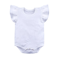 Children's Clothing Candy Color Ruffled Girls' Onesie Baby Romper