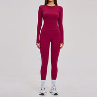 Outdoor Running Tight-Fit Sporty Casual Set