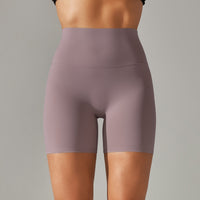 High Waist Peach Hip Tight Belly Trimming Sports Short Shorts