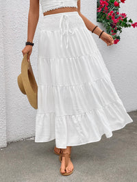 Autumn Stretch High-waisted Bohemian Casual Long Skirt