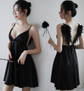 Erotic Lingerie Ladies Angel Wings Sling Nightdress