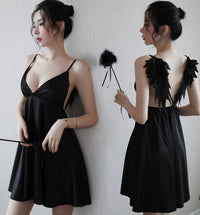 Erotic Lingerie Ladies Angel Wings Sling Nightdress