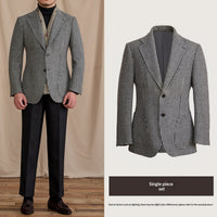 New Wool Suit Jacket Casual Mens
